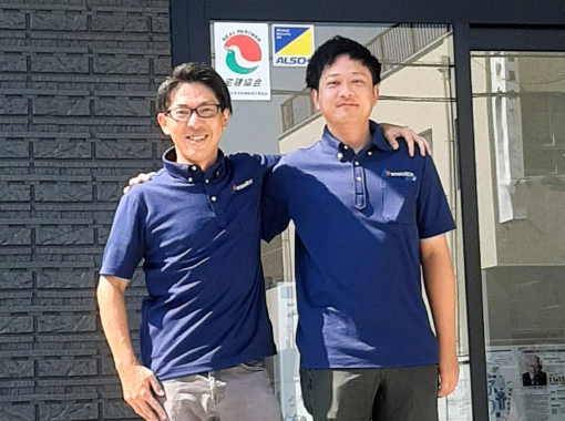 埼玉西支店の営業車での移動イメージ